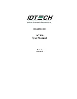 IDTECH AC100 User Manual предпросмотр