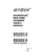 IDTECH Econoscan User Manual preview