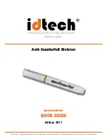 IDTECH EuroTesterPen Quick Manual предпросмотр