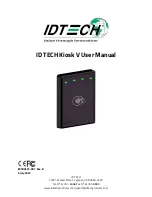 IDTECH Kiosk V User Manual preview