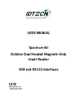 IDTECH Spectrum Air User Manual preview