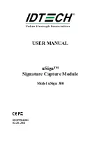 Предварительный просмотр 1 страницы IDTECH uSign 300 User Manual