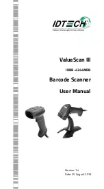 IDTECH ValueScan III User Manual preview