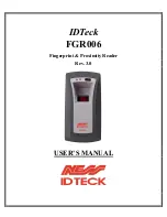 IDTECK FGR006 User Manual preview