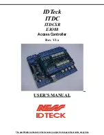 Preview for 1 page of IDTECK ITDC ITDCSR EIO88 User Manual