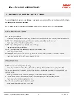 Preview for 4 page of IDTECK ITDC ITDCSR EIO88 User Manual