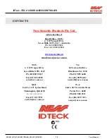 Preview for 78 page of IDTECK ITDC ITDCSR EIO88 User Manual