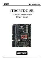 IDTECK iTDC Quick Installation Manual предпросмотр