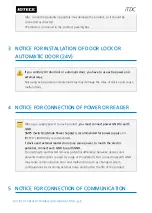 Предварительный просмотр 12 страницы IDTECK iTDC User Manual