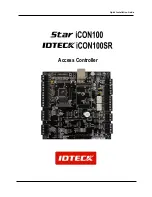 Предварительный просмотр 1 страницы IDTECK Star iCON100 Quick Installation Manual