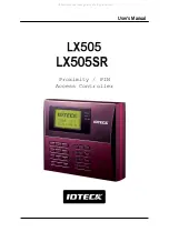 IDTECK Star LX505 User Manual предпросмотр