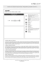 Preview for 1 page of IDTOLIGHT AGADIR Installation Instructions