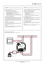 Предварительный просмотр 2 страницы IDTOLIGHT GENT Installation Instructions