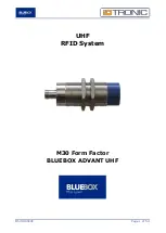 iDTRONIC BLUEBOX ADVANT UHF Manual preview