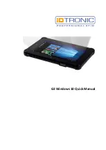 Предварительный просмотр 1 страницы iDTRONIC G3 Quick Manual