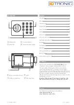 Предварительный просмотр 2 страницы iDTRONIC ID LOCK 4000 Manual