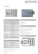 Предварительный просмотр 3 страницы iDTRONIC ID LOCK 4000 Manual