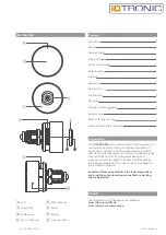 Предварительный просмотр 2 страницы iDTRONIC ID LOCK 6000 Manual