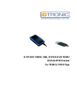 Предварительный просмотр 1 страницы iDTRONIC R-DT-EVO-TEMIC-USB Quick Start Manual