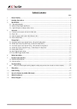 Preview for 2 page of iDule ID50MB-CL Technical Manual