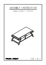 Предварительный просмотр 1 страницы IDUSA 182339CT Assembly Instruction Manual