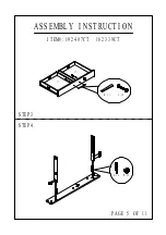 Предварительный просмотр 6 страницы IDUSA 182339CT Assembly Instruction Manual