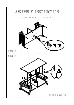 Предварительный просмотр 11 страницы IDUSA 182339CT Assembly Instruction Manual