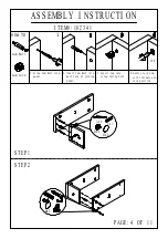 Предварительный просмотр 5 страницы IDUSA 182341 Assembly Instruction Manual