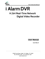 Idview Digital i Alarm DVR User Instruction Manual preview