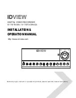 IDVIEW IV-110TX-SN Installation & Operation Manual preview