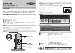 Preview for 1 page of IDX Endura System EB-424L Instruction Manual