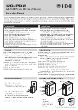 IDX UC-PD2 Instruction Manual предпросмотр