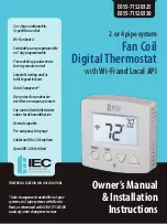 IEC E055-71520330 Owner'S Manual & Installation Instructions preview