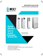 IEC MAY Installation, Operation & Maintenance Manual preview