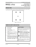 IED LC372M Installation Manual preview