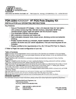 Preview for 2 page of IEE PDK 229U-CWG13L Reference Manual