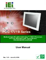 iEi Integration Corp. POC-17i User Manual preview