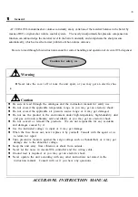 Preview for 3 page of IEI Technology ACCURA9 Instruction Manual