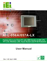 Preview for 1 page of IEI Technology AFL-056A-LX User Manual