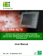 IEI Technology AFL-08B-N270 User Manual preview