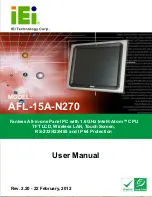 Preview for 1 page of IEI Technology AFL-15A-N270 User Manual