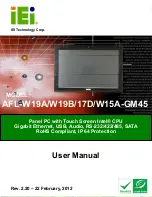 IEI Technology AFL-17D User Manual preview