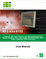 Preview for 1 page of IEI Technology AFL-***-9103 User Manual