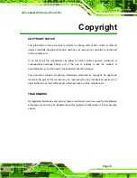 Предварительный просмотр 3 страницы IEI Technology AFL A-N270 Series User Manual