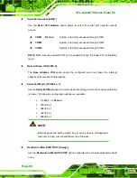 Preview for 102 page of IEI Technology AFL A-N270 Series User Manual