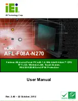 IEI Technology AFL-F08A-N270 User Manual preview