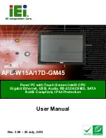 IEI Technology AFL-W15A-GM45 User Manual preview