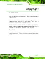 Preview for 3 page of IEI Technology AFL-W15A-N270 User Manual