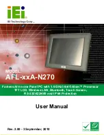 IEI Technology AFL-xxA-N270 series User Manual preview