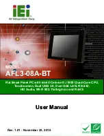 Preview for 1 page of IEI Technology AFL3-08A-BT User Manual